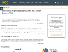 Tablet Screenshot of labosport.pl